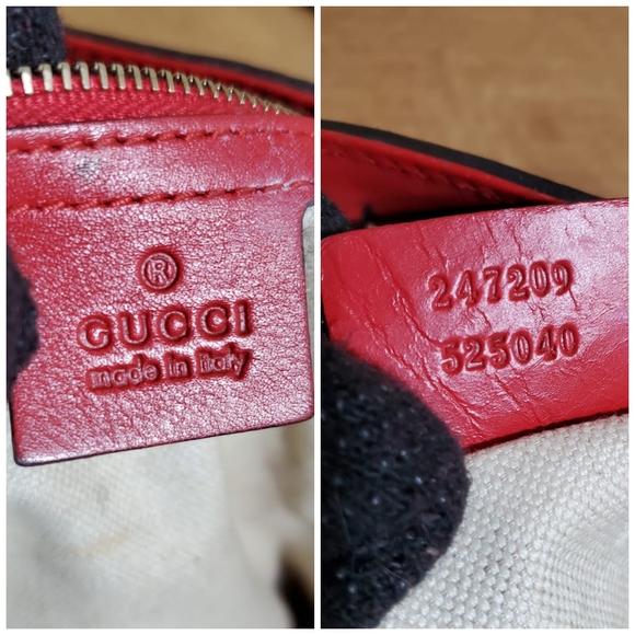 Gucci Craft Tote Diamante Leather Red - Picture 4 of 12